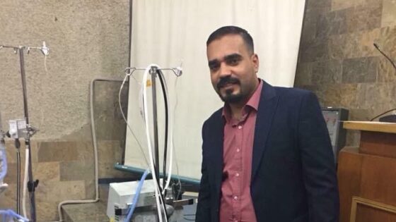 محمد الاحصائي : مدير منظمة جني للإغاثة الإنسانية