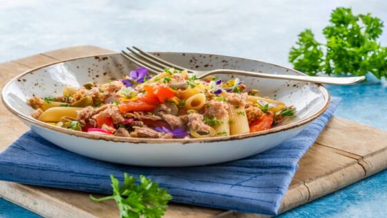 باستا التونة الإيطالية وصفة سريعة وشهية