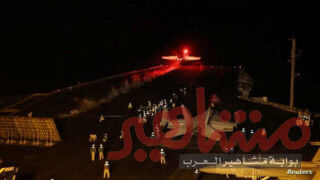 An aircraft takes off to join the U.S.-led coalition to conduct air strikes against military targets in Yemen, aimed at the Iran-backed Houthi militia that has been targeting international shipping in the Red Sea, from an undisclosed location, in this handout picture released on January 12, 2024. US Central Command via X/Handout via REUTERS THIS IMAGE HAS BEEN SUPPLIED BY A THIRD PARTY. MANDATORY CREDIT