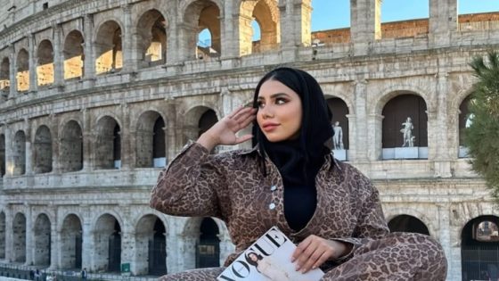 رهف الشامي تتألق بإطلالاتها في روما وباريس