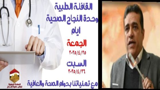 بالتعاون مع الصحة.. النائب طلبة النحال ينظم قافلة طبية مجانية بقرية النجاح في البحيرة