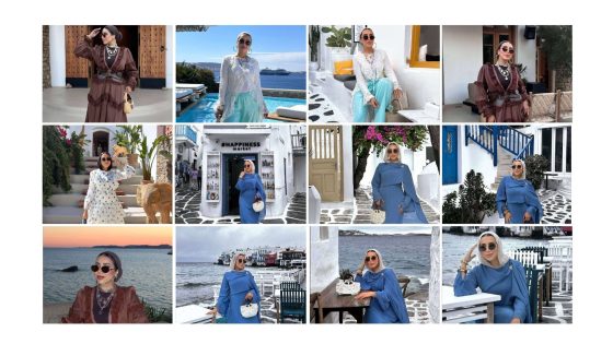 إطلالة من وحي البحر.. رهف الشامي تتألق في جزيرة ميوكونوس اليونانية