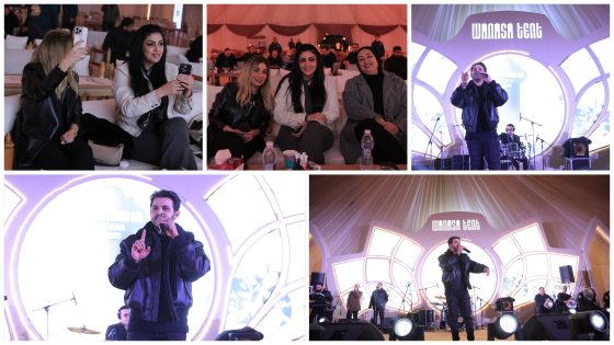 محمد رشاد يشعل أجواء خيمة «وناسة» في ليلة غنائية استثنائية حتى الساعات الأولى من الصباح