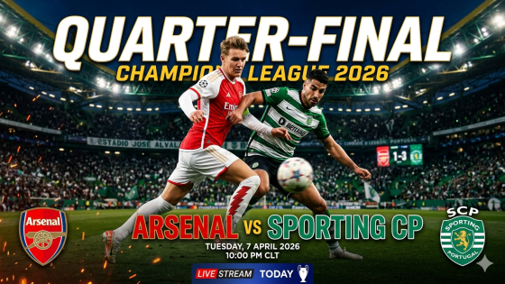 بث مباشر … أرسنال في ضيافة سبورتينغ لشبونة اليوم: قمة نارية في ربع نهائي دوري أبطال أوروبا