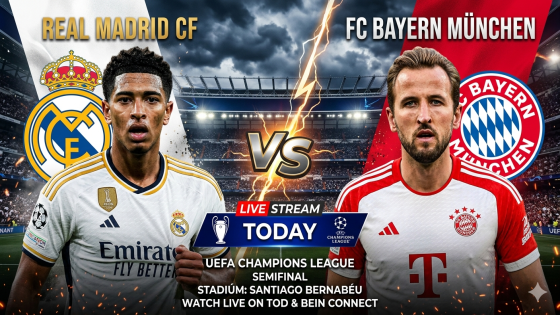 بث مباشر مباراة ريال مدريد وبايرن ميونخ .. جارية