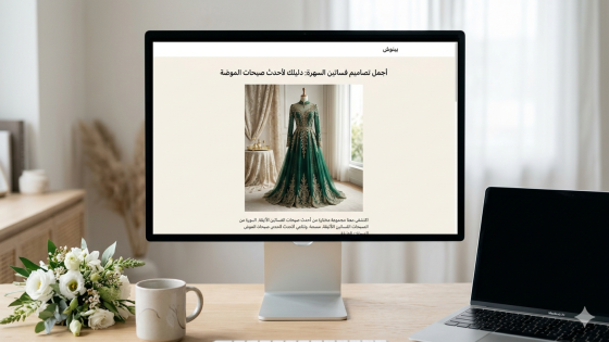 فساتين سهرة فاخرة في السعودية